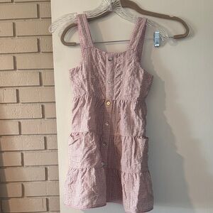 For Love And Lemons Lil Lemons Lavender Gingham Dress